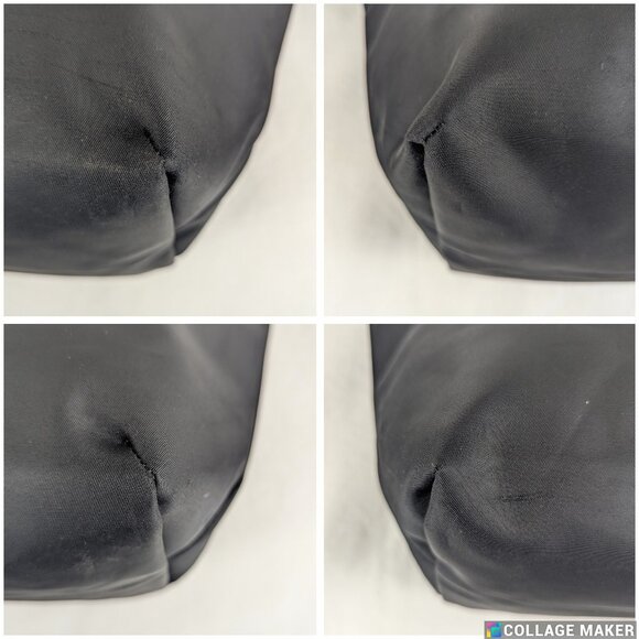 Longchamp Le Pliage Nylon Hobo Black Shoulder Bag Made in France. - Picture 10 of 16